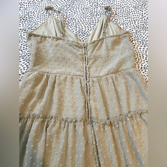 Summer Dress w/ Ruffles Dot Fabric - Picture 4 of 9